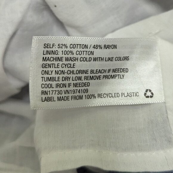 Universal Thread Flowy Spaghetti Strap Tank Top Blouse Striped Denim Size XXL 2X - Picture 3 of 6